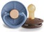 Frigg: Little Viking Natural Rubber Latex Pacifier 2 Pack - Harald / Bjorn... Carousel 1