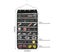 Hanging Jewelry Organizer with 56 Zipper Pockets Double Sided Hanging Jewel Carousel 2