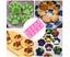 5 Pcs Silicone Chocolate Candy Molds, Puppy Paw & Bone Non-Stick Baking Mol Carousel 7