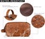 Toiletry bag PU leather for travel men, large waterproof wash bag men, with Carousel 4