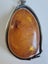 Vintage Large Baltic Amber Pendant Silver 925 Carousel 9