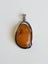 Vintage Large Baltic Amber Pendant Silver 925 Carousel 15