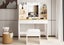 Dressing Table with Lights and Drawers Mirror Stool Carousel 1