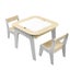 Kids Table Chair Set Activity Toy Storage Chalkboard Desk Carousel 13