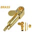 Brass Tobacco Smoking Proto Pipe Style w/ Stash Storage Cylinder Chamber Carousel 1