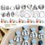 126 Polymer Clay Cutters Kit for Earring Making with Earring Cards Hook Backs Carousel 1