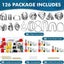 126 Polymer Clay Cutters Kit for Earring Making with Earring Cards Hook Backs Carousel 2