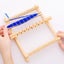 4x Wooden Weaving Knitting Shuttle Loom Tapestry Hand-Knitted Carousel 6