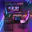 Gaming Desk Corner Computer Work Office Study Table L Shaped Carousel 6