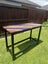 Black walnut and epoxy twin bar leaner Carousel 3