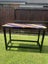 Black walnut and epoxy twin bar leaner Carousel 5