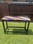 Black walnut and epoxy twin bar leaner Carousel 9