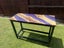 Black walnut and epoxy twin bar leaner Carousel 8