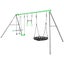 Lifespan Lynx 4 Station Swing Set Outdoor Swings Carousel 2