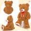 MaoGoLan Giant Teddy Bear Plush 42",Big Teddy Bear Stuffed Animal with Heart Foo Carousel 2