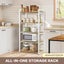 Kitchen Bakers Rack Storage Microwave Oven Shelf Carousel 10