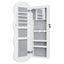 Lockable Mirror Cabinet Jewellery Box Armoire Door Wall Carousel 4