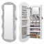Lockable Mirror Cabinet Jewellery Box Armoire Door Wall Carousel 5