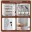 Lockable Mirror Cabinet Jewellery Box Armoire Door Wall Carousel 8