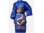 Navy Blue Chinese Men's Satin Silk Robe Embroidery Kimono Bath Gown Dragon Size Carousel 8