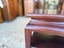 Quality Solid & Heavy Mahogany Side Table Carousel 5