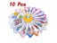 10 Pcs Vintage Women's Hankies With Embroidered Butterfly Lace Flower Carousel 2