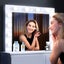 Dresser Table Makeup Dressing Desk 12 LED Lighted Mirror White Carousel 11