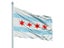 3x5' Feet Chicago City Flag 100% Polyester Solid Material Decorations For Carousel 1