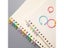 Creative Plastic Circle Ring DIY Albums Loose Leaf Binder Hoops Office Supplies Carousel 6