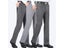 Men's Suit Pants Silk Straight Formal Pants Big Size 40 42 44 MKZ010 Carousel 4