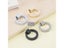 10Pcs Zinc Alloy Square Round Pull Ring Cupboard Furniture Cabinet Shiny Chrome Carousel 4