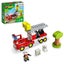LEGO DUPLO Town Fire Truck 10969 Building Toy Set for Toddlers, Preschool Boys a Carousel 1