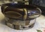 Two VINTAGE Wood Brass & Horn Bangles Carousel 4
