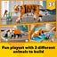 LEGO Creator 3 in 1 Majestic Tiger Building Set, Transforms from Tiger to Panda Carousel 3