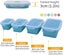 Set of 4 Collapsible Silicone Food Storage Container With BPA Free, Leftover Carousel 3