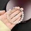 Women's Bracelet White Crystal Pink Crystal Grey Moonstone Bracelet Carousel 5