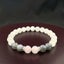 Women's Bracelet White Crystal Pink Crystal Grey Moonstone Bracelet Carousel 8