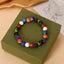 Women's Bracelet Simple Style Acrylic bead Natural Zirconia Planet Star Design Carousel 7