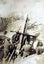 1953 NZ Korean War. Kiwi Artillery. A4-Sized Enlargement Photograph Carousel 1