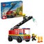LEGO City Fire Ladder Truck Toddler Toy - Fire Truck Toy with 2 Firefighter Mini Carousel 2