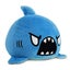 TeeTurtle - The Original Reversible Shark Plushie - Blue - Cute Sensory Fidget S Carousel 1