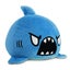 TeeTurtle - The Original Reversible Shark Plushie - Blue - Cute Sensory Fidget S Carousel 2