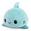 TeeTurtle - The Original Reversible Shark Plushie - Blue - Cute Sensory Fidget S Carousel 3