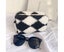 Makeup Bag Soft Plush Large Capacity Zipper Lady Travel Checkerboard Cosmet Carousel 2
