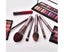 12pcs Grapes Makeup Brushes Set Microcrystalline Silk Cosmetic Bag Foundati Carousel 3