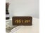 Wooden Square LED Smart Alarm Clock For Bedrooms With Temp Voice Control Carousel 1