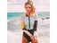 Print Floral Long Sleeve Women's Bathing Suit Retro Vintage Surfing Swimsuit Carousel 5