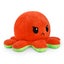 TeeTurtle - The Original Reversible Octopus Plushie - Red + Green - Cute Sensory Carousel 1
