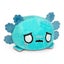 TeeTurtle - The Original Reversible Axolotl Plushie - Pink + Blue - Cute Sensory Carousel 1