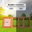Paw Mate 118 X 50 45Cm Rabbit Hutch Chicken Coop Triangle Cage Run Small Animal Carousel 3